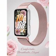 Metal Watch Band Compatible With Galaxy Fit 3 Band, Stainless Steel Mesh Loop Replacement Wristband 