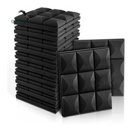 12 PCS Acoustic Foam Panels Soundproof Foam Wall Panels Studio Sound Proof Foam Panels Soundproofing