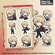 Evelyn Chevalier ZZZ Zenless Zone Zero Expression Exclusive Character Vinyl Waterproof Sticker Set