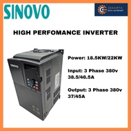 SINOVO 18.5KW VFD Inverter/22KW 3Phase 380v High Performance Inverter Heavy Duty Inverter