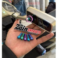 H2C titanium mirror bolts, original Vietnam titanium mirror bolts (1 piece)