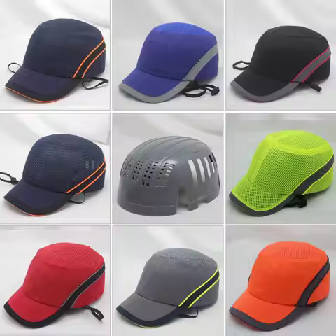 New Work Safety Bump Cap Hard Inner Shell Protective Helmet Baseball Hat Style For Work Factory Shop
