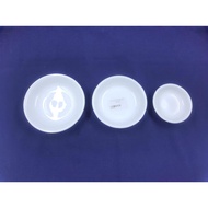 Wilson Brand Porcelain Round Soy Sauce Plate 4.25 inches 11cm/