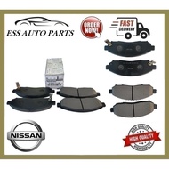 D1060-JR70A D1M60-CY70B NAVARA D40 SERENA C26 FRONT BRAKE PADS (DEPAN)