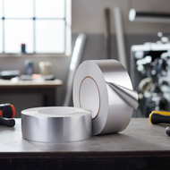 Heavy Duty Aluminum Foil Tape 5cm x 10m / 2in x 33ft Adhesive Duct Tape for Hot and Cold Air Sealing