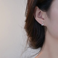 Small Fresh Cherry Earrings Earrings Exquisite Sterling Silver Gentle Female S999 Pure Silver Sweet 