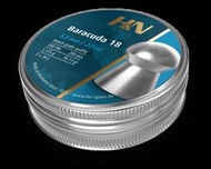 【磐石】H&amp;N Baracuda18 圓頭喇叭彈18.13gr 5.5mm 200入-E9115505