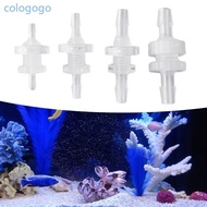 COLO Reliable Tube Connector Set Plastic Hose Barb Fittings for Aquarium Fish Tank