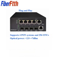 EPON OLT 4PON Ports hioso FTTH CATV GEPON OLT Carrier-grade high-density Fiber Optic High Quality 1.