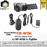 Battery CP-W126 Dummy Battery Cable สำหรับ ใช้แทน Fujifilm Battery NP-W126 NP-W126S