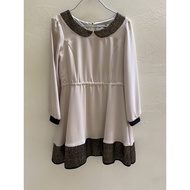 Japan fashion brand BE RADIANCE beige color dress one piece size M