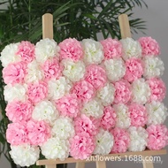 Flower Wall Decoration Background Wall Wedding Plant Wall Rose Silk Flower Shopping Mall Wall Openin