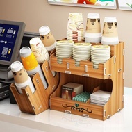 Eco-Friendly Wooden Coffee Cup Box Many Styles Helps Organize Your Desk In Order-For Water Shops 9T4