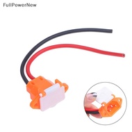 Ful  E-bike Scooter Battery Connector Plug Three Vertical Charging Socket With Wires 12AWG Cable For