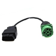 OBD2 Truck Diagnostic Cable J1939 OBD 9 Pin To 16Pin Male Connector for Cummins Deutsch 9pin Truck C
