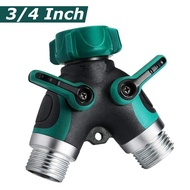 Y Splitter Water Tap Hose 3/ 4 Inch Garden Irrigation Branch 2 Water Tap Connectors