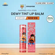 [INNISFREE x TOY STORY] Dewy Tint Lip Balm - Limited Edition, Choose from 2 Shades (Rose Brick / Pow