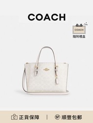 COACH MOLLIE TOTE 25女士單肩包白色[平行進口]
