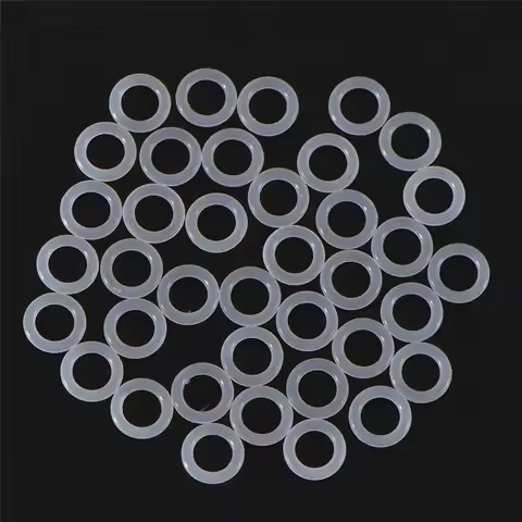 120Pcs Silicone Rubber O-Ring Switch Dampeners White For Cherry MX Keyboard
