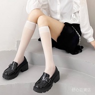 Super Affordable White Stockings Spring Summer Ultra-Thin Transparent OD Calf Anti-Snagging Pure Des