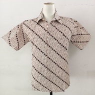 PREMIUM QUALITY MEN'S POLYESTER WORK BATIK HEM A3PTH97 (2B5F) men shirt work shirt men