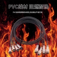 Ready Stock~Double Head with Cable Aviation Plug GX16-2345 Core Female to Female Head Male to Male H