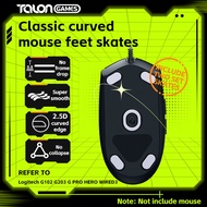 TALONGAMES Custom Curved Edge Mouse Feet Skates for Logitech G102/G203/G PRO HERO Gaming Mouse
