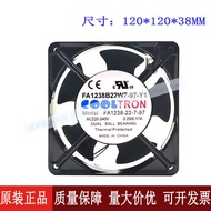 OLTRON FA1238B22W7-97-Y1 220V 12038 12cm 7 Leaf Cabinet Cooling Fan