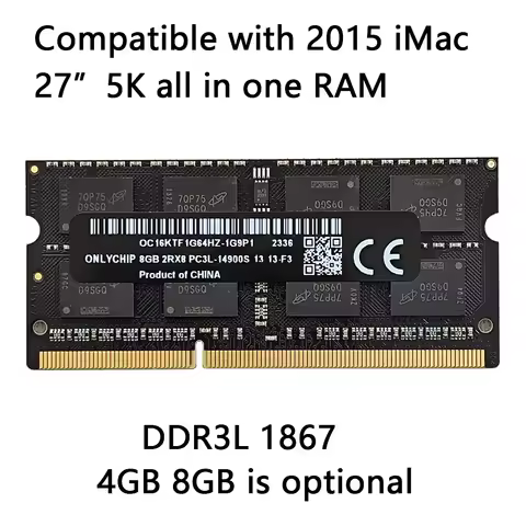 Compatible with 2015 Imac 5K 27inch Apple all in one computer Memory Ram 16GB 8GB 32GB DDR3 1600 186