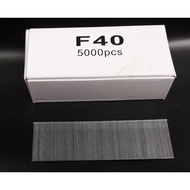 F40 40mm (5000pcs)(3Box) Brad Nail / Straight Nail For F50 Nailer Gun