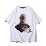 Black Myth Wukong Pattern 3D Printing T-shirt PS5 Game Boys Childrens T-shirts