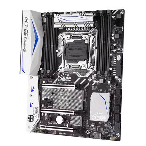 JINGSHA X99-D8I Gaming Motherboard DDR4 Memory for LGA2011-3 V3V4 Four Channel X99 Chip Support Supp