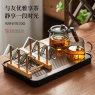 Glass Tea Set Household Light Luxury Teapot Set Drinking Tea Tea Set Office Set 2025 Teapot DIIO