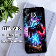 CC19 Flexible rubber softcase/ for ITEL A80 Men's Motif/case ITEL A80/kesing ITEL A80/silicon ITEL A
