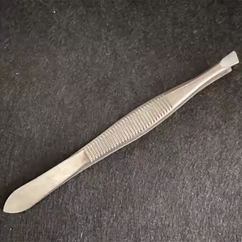 Stainless Steel Diagonal Tweezers For Zippo Gas Lighter Replace Cotton Wicks Felt Adjust Inner Tank 