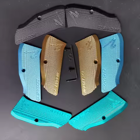 CNC Machined Aluminum Made CZ Shadow 2 Grips Aluminum Grips for CZ75 CZ 75 Full Size, SP-01 Series, 
