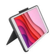 Logitech - Combo Touch 保護殼/ iPad/ 第7,8,9,10代可用/ iPad 鍵盤保護殼/ 適合打字/ 繪圖/ 檢視/ 閱讀的角度/ 超高彈性的支架/ 方便易用/ 便攜出街