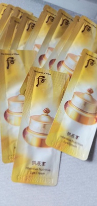 ***Tester***  The History of Whoo Intensive Nutritive Eye Cream 1ml ครีมบำรุงผิวรอบดวงตาให้ชุ่มชื้น