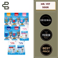 MR. VET DRY CAT FOOD (G1,T1,T2,T3,T4,E1,E2,E3) 50GR FRESHPACK CAT FOOD/