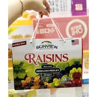 Raisin Sunview Usa Grape Box 1kg Gift Bag Version