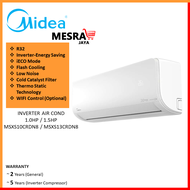 Midea Inverter Air Cond 1.0HP / 1.5HP -  MSXS10CRDN8 / MSXS13CRDN8