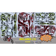 BELANG150 Stripe Stiker Sticker SUZUKI BELANG 150 DOHC 4 VALVE BELANGR (1) BODY COVERSET COVER SET K