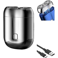 New Model Mini Dual-Head Electric Shaver, 2025 New Dual Head Shaver Pocket Electric Mini Portable Ra