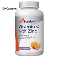 Vitamin C Zinc Formulated with 1000 mg Vitamin C Bioflavonoids and Zinc for All-Day Protection Promotes Healthy Bones Teeth and Gums