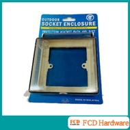 TC WATERPROOF PROTECT COVER FOR SWITCH SOCKET DOOR BELL BATHROOM ENCLOSURE OUTLET PENUTUP SOCKET TOI