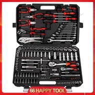 66 Happy Tool Ready Stock 131Pcs Socket Sleeve Repair Tool Ratchet Wrench Set