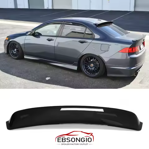 For 2003-2008 Accord CL7 TSX Roof Spoiler Rear Window Visor Spoiler Weathershields For Honda Accord 