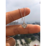 Van Cleef & Arpels Single Flower mini mini Diamond Necklace