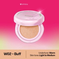 EMINA MAKE UP CUSHION FOUNDATION | CUSHION GLOW VIBE 12H SEAMLESS GLOW SPF 50 PA++++ HYDRATING & BAR