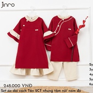 Tet Clothes 2024 Jinro Models For Babies - Jinro Ao Dai - Velvet tex